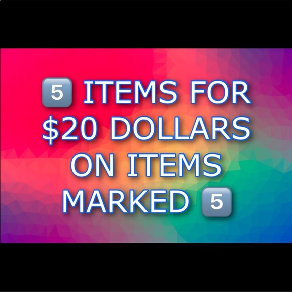 CLOSET CLEAROUT SALE!! 5️⃣ FOR $20!!!